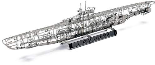 GODNECE U-Boot Modellbausatz 1/350 Metall 57 Teile Militär Stil