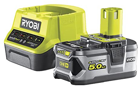 Batterie RYOBI 18V Lithium-ION OnePlus 5.0 Ah - 1 Chargeur Rapide RC18120-150G