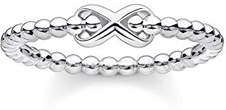 THOMAS SABO Ring Kugeln mit Infinity silber 925 Sterling Silber TR2320-001-21-60