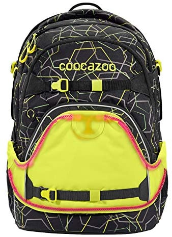 coocazoo Rucksacküberzug, LED Neon Pull-Over GuardPart, gelb, auffällige Signalfarbe, LED-Leuchteffekt mit Bewegungssensor, für mehr Sichtbarkeit im Straßenverkehr
