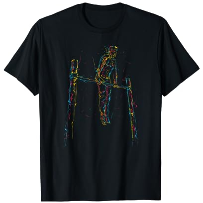 Calisthenics Street Workout Ästhetische Illustration T-Shirt
