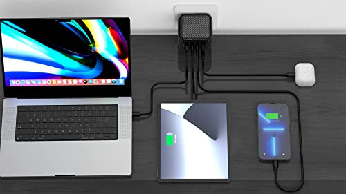 INVZI 100 Watt GaN USB-C 4 Ports World Smallest Universal Fast Charger
