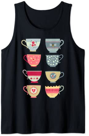 Tasses à thé anciennes Débardeur