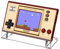 CaSZLUTION Clear Acrylic Stand Compatible with Nintendo New Game & Watch Handheld Portable Game Console Holder Display Stand