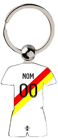 Porte Clé Foot Lens 2022 2023 Maillot Extérieur Personnalisable avec Nom et Numéro