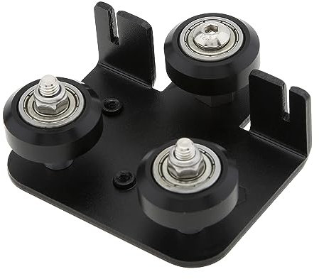 DiGiYes - Placa de soporte posterior de extrusora de impresora 3D con polea para Ender 3 Ender 3 Pro CR-10 CR-10S S4 S5 Serie Aluminio