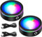 EEEKit Base de Lumière LED, Lot 2 Supports de Lampe Multicolore, Socle Affichage pour Cristaux 3D en Verre avec Changement Couleur