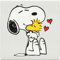 Open Road Brands Peanuts Snoopy und Woodstock Love Gallery Leinwand-Wanddekoration, Sweet Snoopy, Wandkunst für Heimdekoration