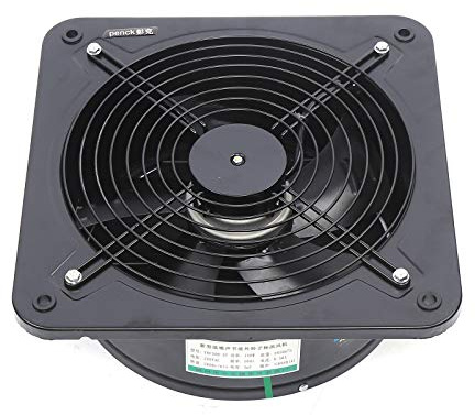 Begoniape Ventilateur à tuyau d'extraction de cuisine Extracteur d'air Pales intégrées Fonctionnement silencieux pour cuisine, couloir, bureau, magasin 35 x 35 x 13 cm 2850 m3/h
