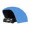 Abri de Voiture en Acier Inoxydable, Abri de Voiture, Auvent de Voiture, Garage de Voiture, Abri de Voiture, Abri de Voiture, Parking, Pliable, Rétractable, L5.5m*W 2.5m*H 2.3m,Bleu