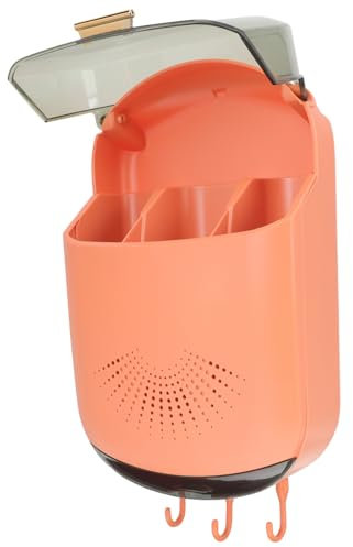 Cabilock -montiert Silberbesteck Veranstalter Küche Utensilien Deckel Kunststoff Stäbchen Lagerung Rack