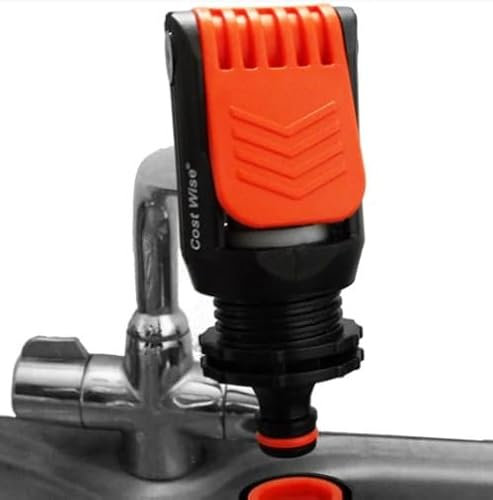 Orange Universal Tap Connector Adapter Mixer Kitchen Garden Hose Pipe Joiner Fitting - Facilitate The Connection Between Garden Hoses and Kitchen Tap