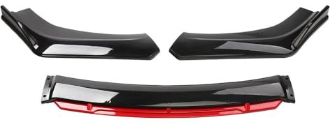 NURCIX Voiture ABS Pare Chocs Avant Becquet, pour Peugeot 206 Lèvre Pare-Chocs Avant Séparateur Voiture Spoiler Avant Kit,A