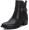 XTI - Stivaletto da donna con chiusura lampo, colore: nero, taglia: 37, Nero , 37 EU