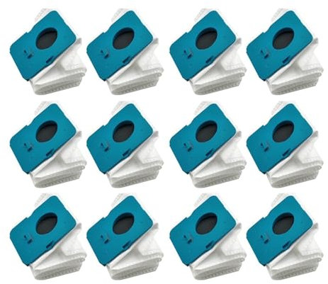UYHMGH Sac à poussière Compatible for aspirateur Robot Samsung Bespoke VCA-ADB95 VS20A95923W Jet, Sacs à poussière Haute capacité, Poubelle à poussière jetable(Dust Bag 12 pc)