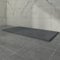Aquariss SMC Slate Effect Shower Enclosure Tray 1700x900mm Rectangular Wetroom Shower Base Anthracite