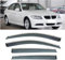 WEISLA Auto Windabweiser für BMW E90 2009-2012, Auto-Seitenfenster-Windabweiser Visiere Regenschutz Abweiser Türvisier Windabweiser