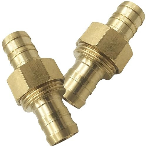 VINTORKY Schlauchverbinder Gartenschlauchadapter 3/4 Zoll Messing Schnellanschluss Gartenschlauch Anschluss Für Gartenbewässerung Autowäsche Und Außenreinigung Langlebig Temperaturbeständig