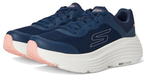 Skechers Womens Max Cushioning Endeavour Canova, Navy/Pink, 11 Wide
