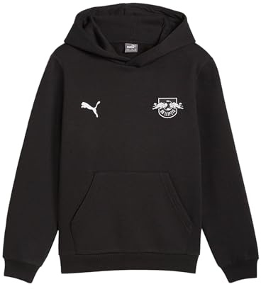 PUMA RB Leipzig ESS Hoody Kids schwarzweiss, 176 Kinder