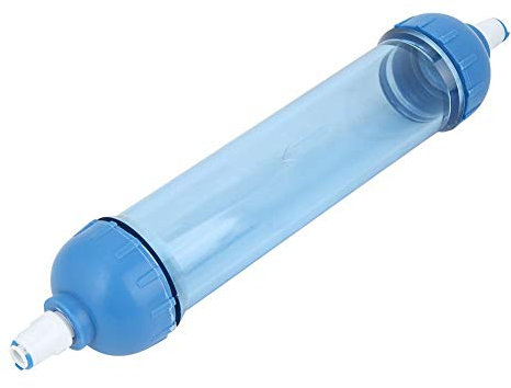 Transparentes Filtergehäuse, Osmose membrangehäuse, Filterarmaturen Transparentes filteranlage gehäuse Umkehrosmoseanlage mit 1/4 PE-Schlauch für Osmoseanlagen und Wasserfilter