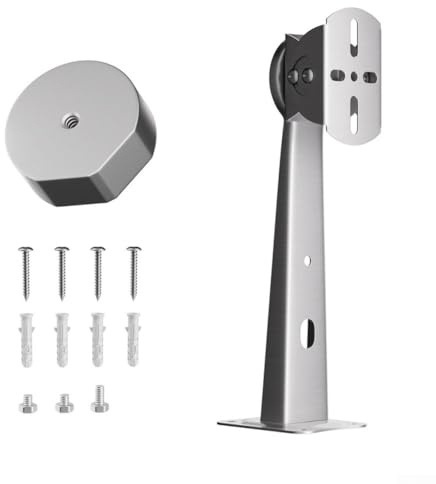 Verstellbare Wandhalterung aus Edelstahl mit Aluminium-Adapter für Starlink Mini V4 Dish Antenne, neigbares Panel-Design für optimale Signalausrichtung, einfache Installation für den Innenbereich