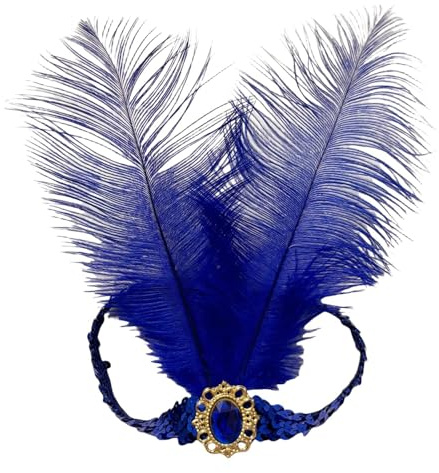 Samba Kopfschmuck Federschmuck Rio Bahia Federkopfschmuck Brasilien Feder Kopf Schmuck Burlesque Haarband Kostüm Accessoires Faschingshut Damen