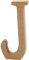 Creativ J MDF Buchstabe, braun, 13 x 2 cm
