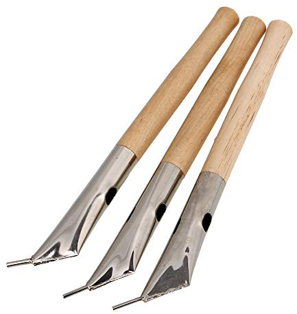 RDEXP Art Clay Pottery Printing Stainless Steel Batik Knives Pens Sculpture Craft Pottery Tool Set of 3
