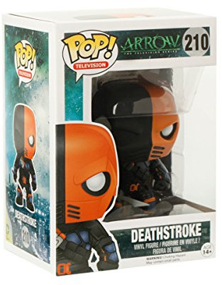 Funko Pop Toy - Deathstroke Vinyl Figure - Arrow TV Series - DC Comics Collectable