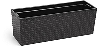 Lamela ML1336 Maceta o Macetero, Negro