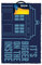 Doctor Who Fußmatte Tardis multicolor, bedruckt, aus Kokosfaser, Unterseite aus PVC.