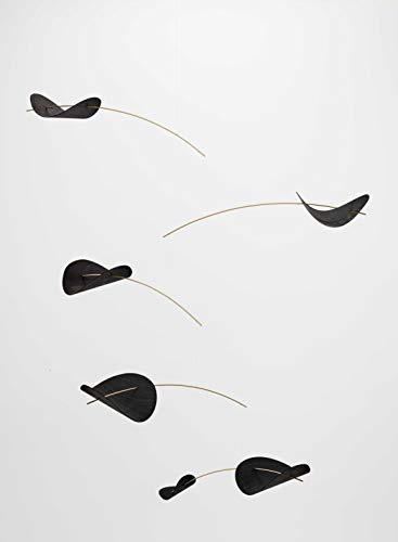 Flensted Drifting Clouds, Black Mobiles, Folie, Schwarz, 80cm