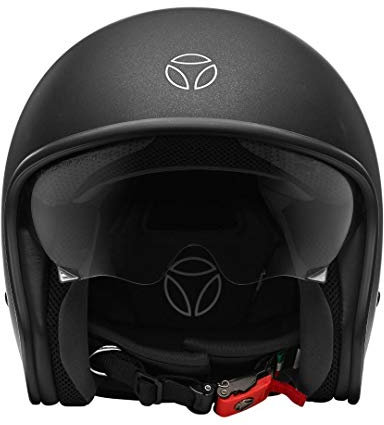 Momo CASCO ZERO PURE BLACK MATT S