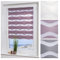 ourdeco® Doppel-Rollo, Duo-Rollo / 120 x 150 cm in Wellenform Wave Altrosa/lichtdurchlässig, Blickdicht/Klemmen=Montage ohne Bohren=Smartfix=Klemmfix=Easy-to-fix