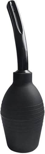 Bodundirect Anal Douche Enema Bulb Vaginal Douche Enema Cleaner for Women’s or Man’s Health for Water Or Coffee Colon Cleansing, Detox and Constipation (Black, 10.4 Ounce)…