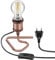 ledscom.de Tischlampe RETRA, Schalter, bronze + LED Lampe 963lm warmweiß