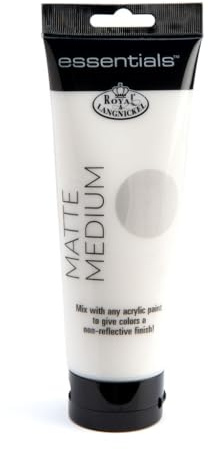 ROYAL & Langnickel 250ml Tube Matte Medium Acrylic Artist Non Reflective Finish