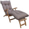 bananair - Cojìn Tumbona Exterior - Grueso, Suave y Duradero - Muy Cómodo, Generosamente Acolchado con Espuma - Cojines Exterior Jardín, Fácil de Instalar (195 x 65 x 15 cm, Beige)