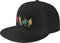Baseballmütze Eishockey Im Vintage Stil Trucker-Kappe Hip Hop Papa Hut Gebogen Krempe Basecap Kappe Verstellbar Sonnenmütze, Für Reisen, Jungen, 55-59cm