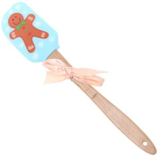 ABOOFAN Spatules De Biscuits De Spatule De En Silicone Spatule a Gateau De Noel Décoration Outil De Cuisson En Bois Noël