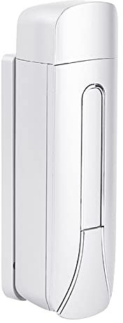 Manueller Flüssigkeiten/Gelseifenspender,400ML Seifenspender für die Hände,Wandmontage Badezimmer Waschmittel Pumpe Spender,Ohne Bohren,Wandhalterung,ABS-Kunststoff (Weiß)