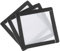 sourcing map 3PCS PC Dust Filter, 100x100mm Magnetic Frame PVC Computer Case Cooler Dustproof Mesh Cover Fan Grills for Computer Chassis Speakers, White