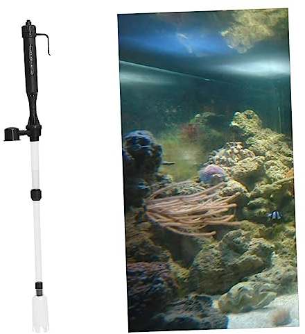 FRCOLOR Aquarium Siphon Vakuum Kies Batteriebetriebenes Wasser Aquarium Schnell Effizient