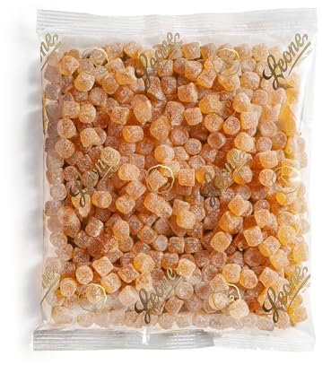 Leone dal 1857 - Sacchetto Ricarica Porta Caramelle - Caramelle Gommose Zenzero - Caramelle Leone Rinfrescanti - Sacchetto da 500g