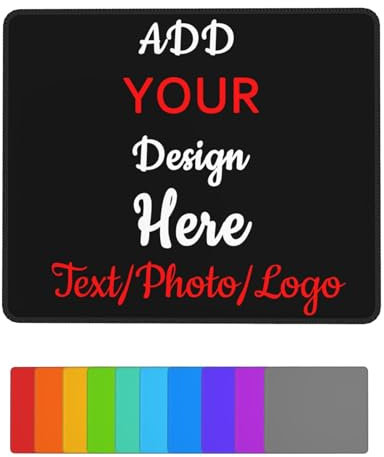 Custom Mouse Pad Personalized Photo Picture & Text Office Supplies & Gaming Computer Desk Mat,Customized Non-Slip Waterproof Desk Writing Pad for Office Home