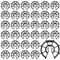 100 Pièces Plastique de Cales d'Armature pour Barres d'Acier de Diamètre 8 à 12 mm Fixation Verticale Renfort, Cales en Plastique pour Dalle en Béton Armé Accessoire de Coffrage à Clipser (20mm)