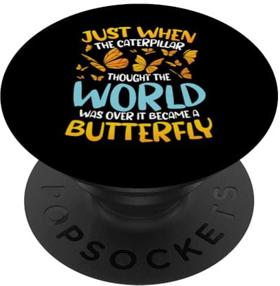 When The Caterpillar Thought The World Was Over PopSockets mit austauschbarem PopGrip