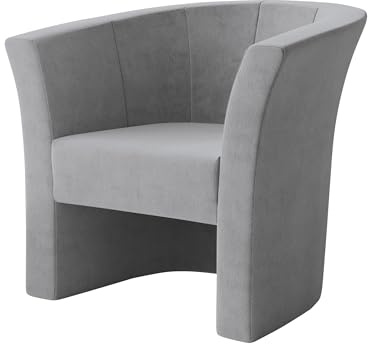 Mirjan24 Cocktailsessel Noliaw, Design Polstersessel Clubsessel Bürosessel Relaxsessel Loungesessel Einzelsessel Sessel Club Möbel (Velo 633)