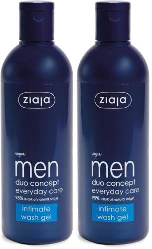 Ziaja MEN Gel de higiene íntima para hombre (Paquete de 2)